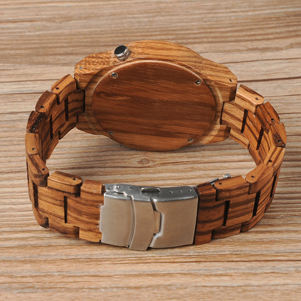Lightweight Vintage Wooden Watch