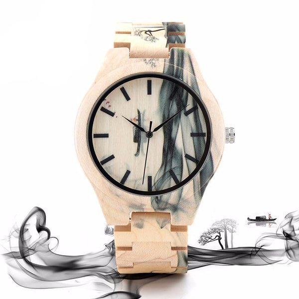 Stylish Maple Wood Watch
