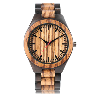 Chocolate Brown Wooden Watch